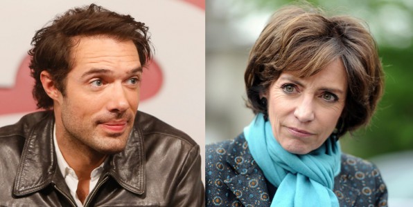 Nicolas Bedos et Marisol Touraine. Crdit photo : Le lab d'Europe 1