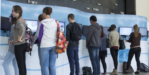 Des jeunes des lyces environnants de Caen  la Semaine de la Mmoire