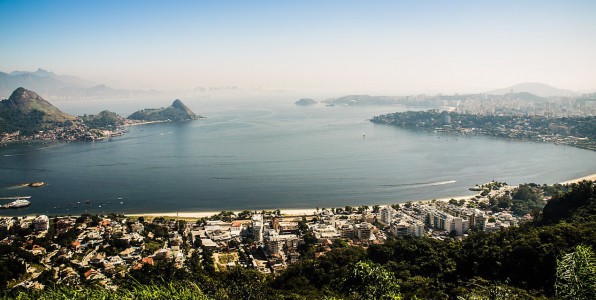 La baie de Rio de Janeiro o se droulent les jeux olympiques